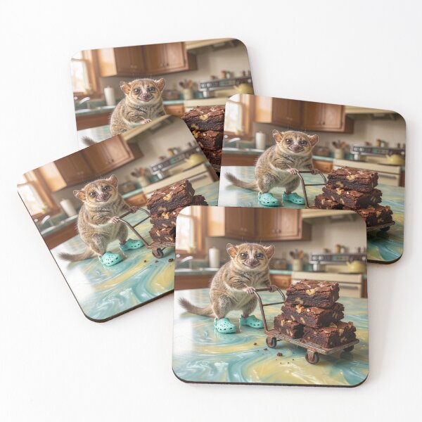 Item preview, Madame Berthe's Mouse Lemur Absconds With Brownies designed and sold by Tridentulus.