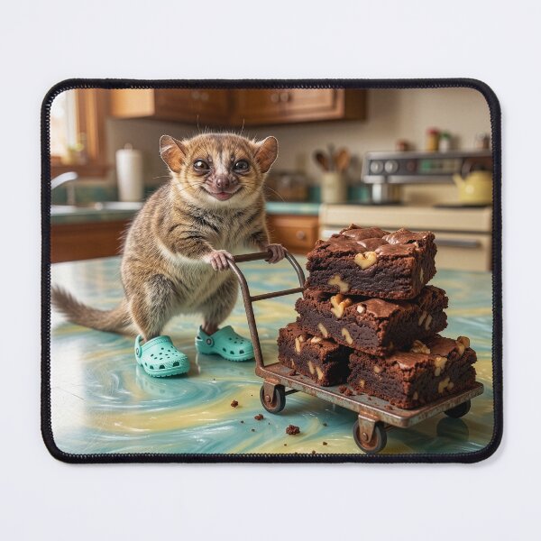 Item preview, Madame Berthe's Mouse Lemur Absconds With Brownies designed and sold by Tridentulus.