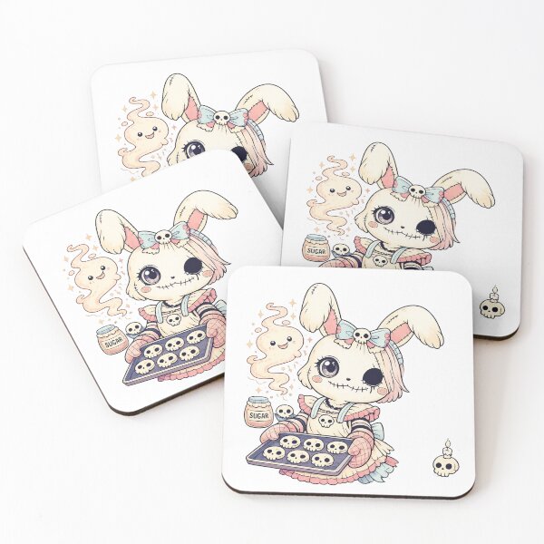 Item preview, Creepy Cute Bunny Spooky Rabbit Art designed and sold by SoftSproutstu.