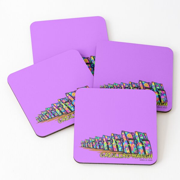 Item preview, Cadillac Ranch Neon Pop Art – Amarillo Texas Route 66 Graffiti Cars Design designed and sold by SimplyJasper.