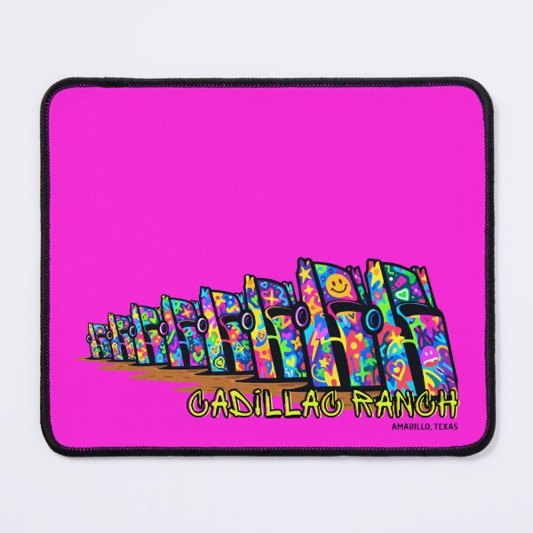 Item preview, Cadillac Ranch Neon Pop Art – Amarillo Texas Route 66 Graffiti Cars Design designed and sold by SimplyJasper.