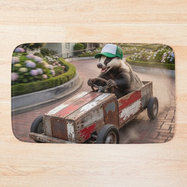 Item preview, Badger Races Down Lombard Street designed and sold by Tridentulus.