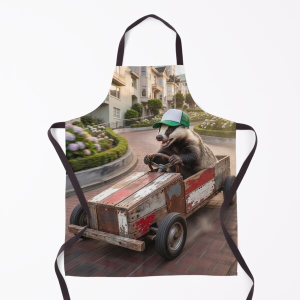 Item preview, Badger Races Down Lombard Street designed and sold by Tridentulus.