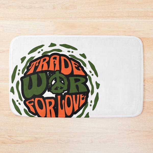 Item preview, Trade War For Love Peace Sign Retro Groovy designed and sold by Tsugraf Designs.
