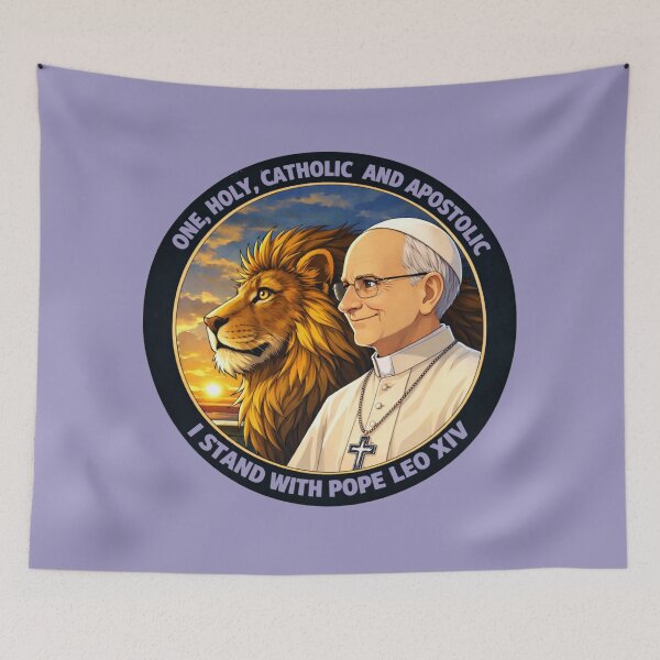 Item preview, I stand with Pope Leo XIV designed and sold by shopbitstockgp.