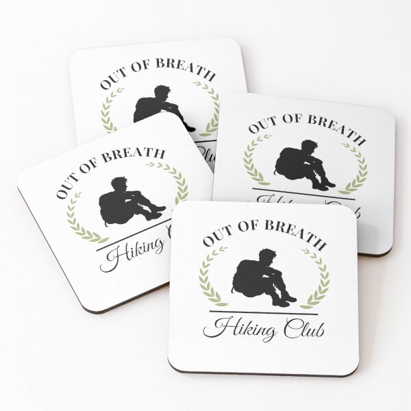 Item preview, Out of Breath Hiking Club Funny Hiker Design designed and sold by snowry.