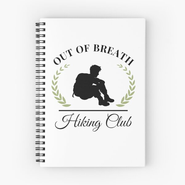 Item preview, Out of Breath Hiking Club Funny Hiker Design designed and sold by snowry.