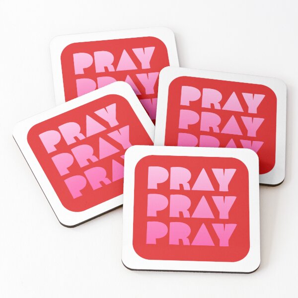 Item preview, PRAY | RED + PINK designed and sold by thehappyintrovert .