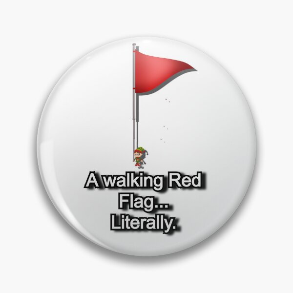 Item preview, ELF RED FLAG designed and sold by ELF2366.