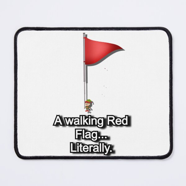 Item preview, ELF RED FLAG designed and sold by ELF2366.
