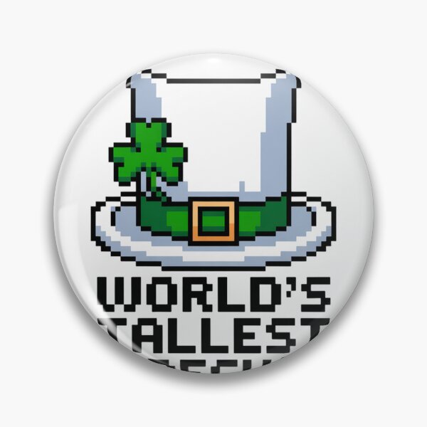 Item preview, Pixel Art Tall Green Leprechaun Hat designed and sold by Bloomkept.