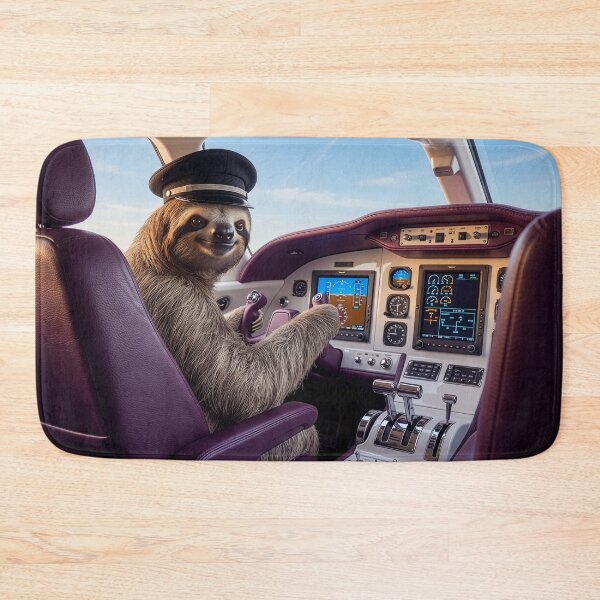 Item preview, Sloth Pilot Scoffs at Turbulence designed and sold by Tridentulus.