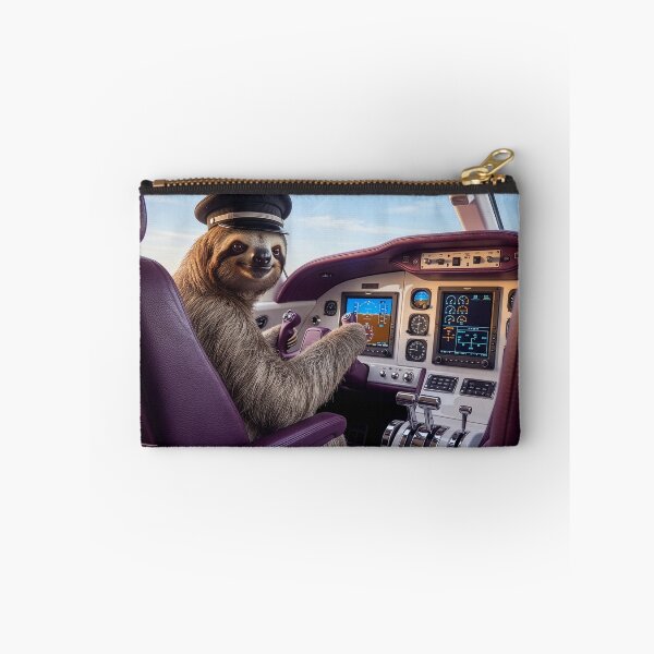 Item preview, Sloth Pilot Scoffs at Turbulence designed and sold by Tridentulus.