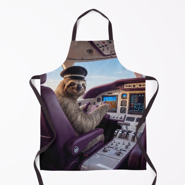 Item preview, Sloth Pilot Scoffs at Turbulence designed and sold by Tridentulus.