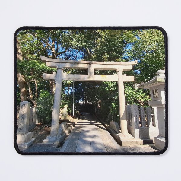 Item preview, Shinto Shrine entrance with a stone Torii gate, Japan designed and sold by Susan4Travel.