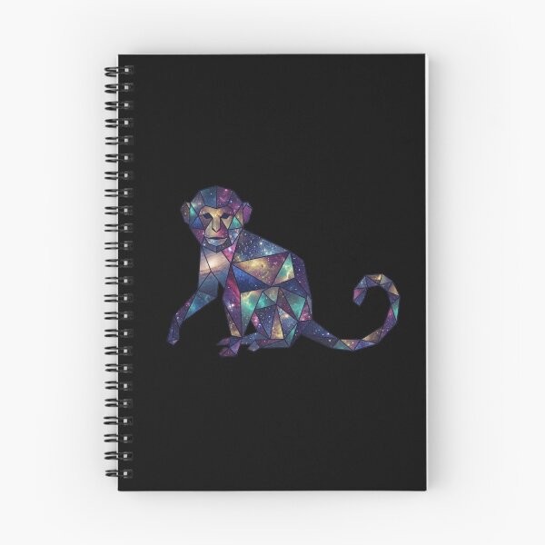 Item preview, Colorful Nebula Monkey – Geometric Pop Art Design for Color Enthusiasts designed and sold by bsbd-action.