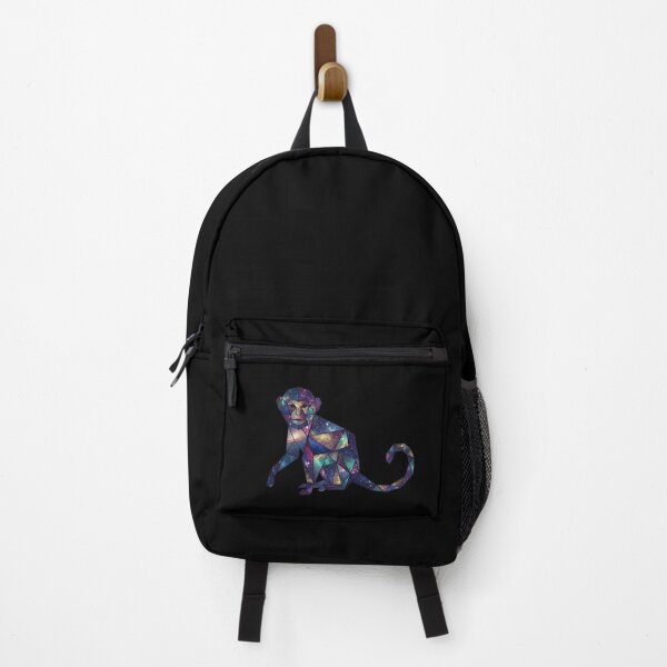 Item preview, Colorful Nebula Monkey – Geometric Pop Art Design for Color Enthusiasts designed and sold by bsbd-action.