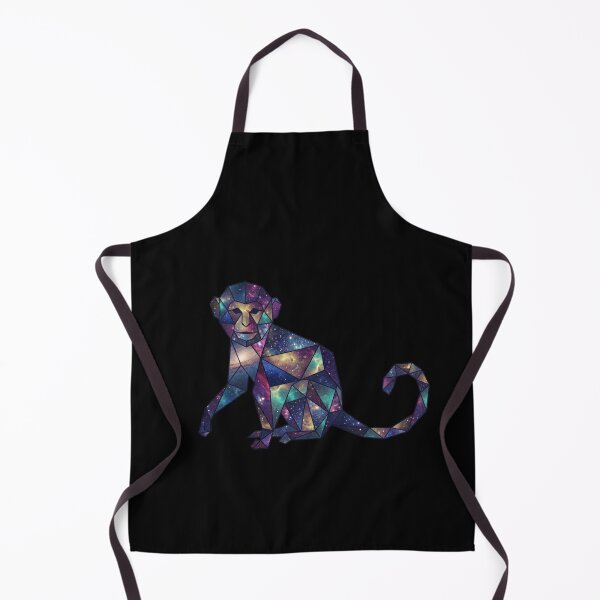 Item preview, Colorful Nebula Monkey – Geometric Pop Art Design for Color Enthusiasts designed and sold by bsbd-action.