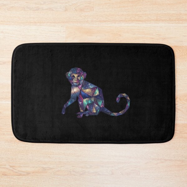 Item preview, Colorful Nebula Monkey – Geometric Pop Art Design for Color Enthusiasts designed and sold by bsbd-action.