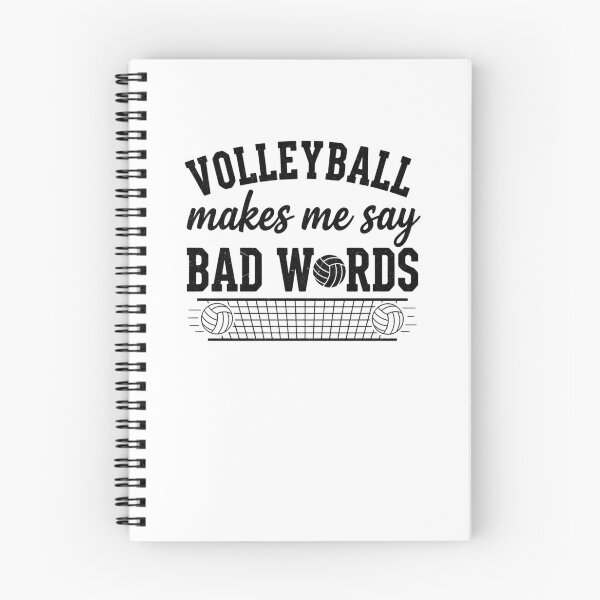 Item preview, Volleyball Makes Me Say Bad Words Player Design designed and sold by snowry.