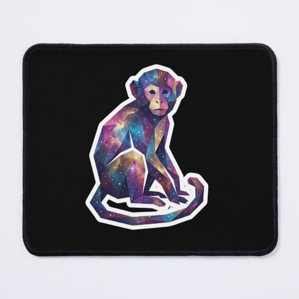 Item preview, Cosmic Thinking Monkey – Space Ape Sticker for Sticker Collectors designed and sold by bsbd-action.