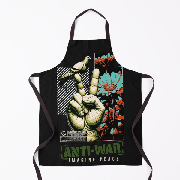 Item preview, Symbolic V Hand Dove Floral Coexistence Design designed and sold by Tsugraf Designs.