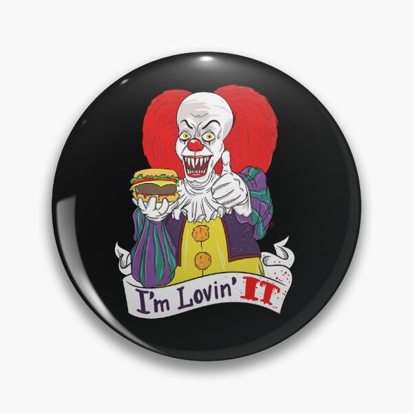 Item preview, Scary Clown Burger Mashup - I'm Lovin' IT Parody designed and sold by cubomtumeshop.