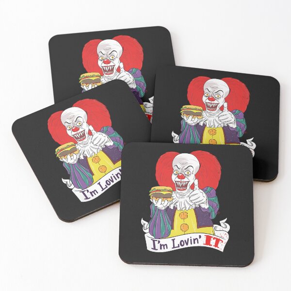 Item preview, Scary Clown Burger Mashup - I'm Lovin' IT Parody designed and sold by cubomtumeshop.