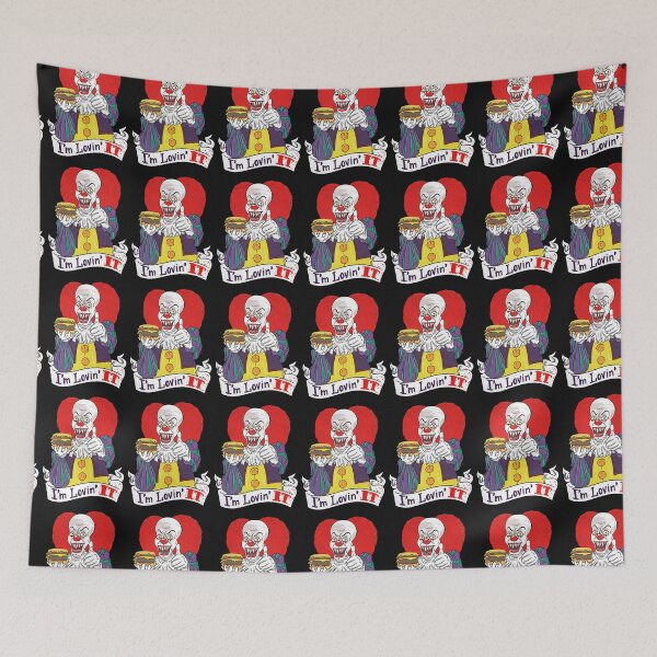 Item preview, Scary Clown Burger Mashup - I'm Lovin' IT Parody designed and sold by cubomtumeshop.