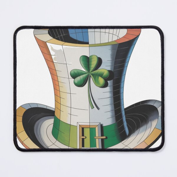 Item preview, Cubist Tall Green Leprechaun Hat with Shamrock designed and sold by Bloomkept.
