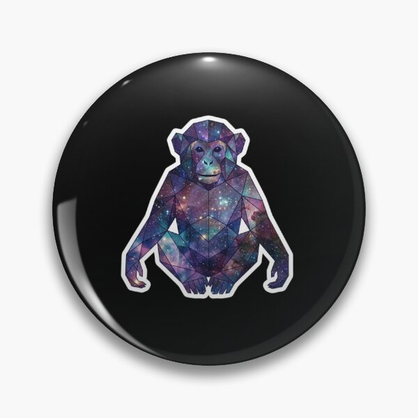 Item preview, Galactic Symmetrical Ape – Geometric Wall Art for Symmetry Lovers designed and sold by bsbd-action.
