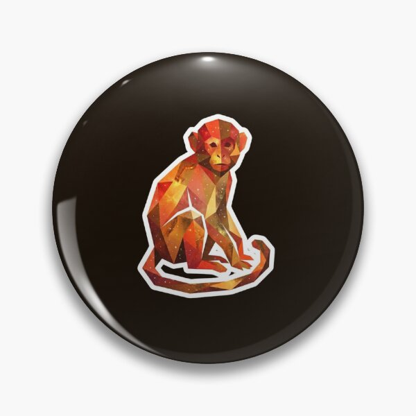 Item preview, Solar Fire Monkey – Warm Ape Design for Warm Color Lovers designed and sold by bsbd-action.