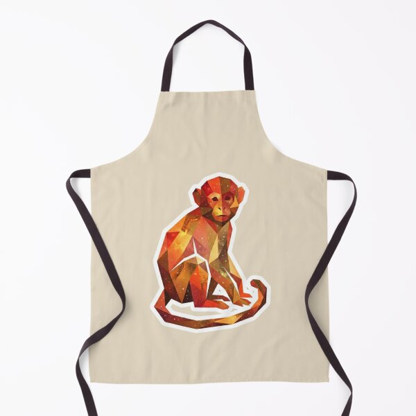 Item preview, Geometric Retro Monkey – Vintage Style Sticker for Classic Lovers designed and sold by bsbd-action.