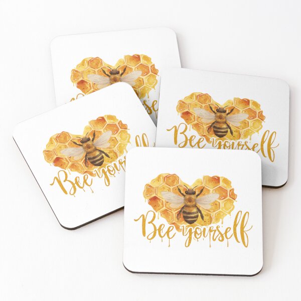 Item preview, Bee Yourself Honeybee Heart Honeycomb designed and sold by Boddicca.