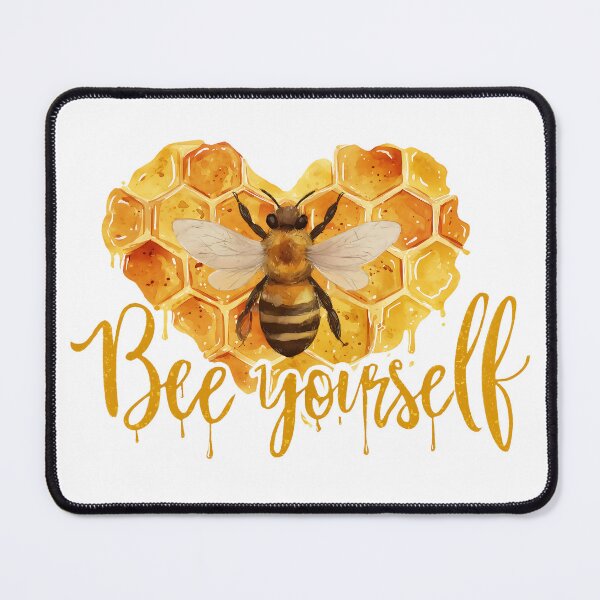 Item preview, Bee Yourself Honeybee Heart Honeycomb designed and sold by Boddicca.