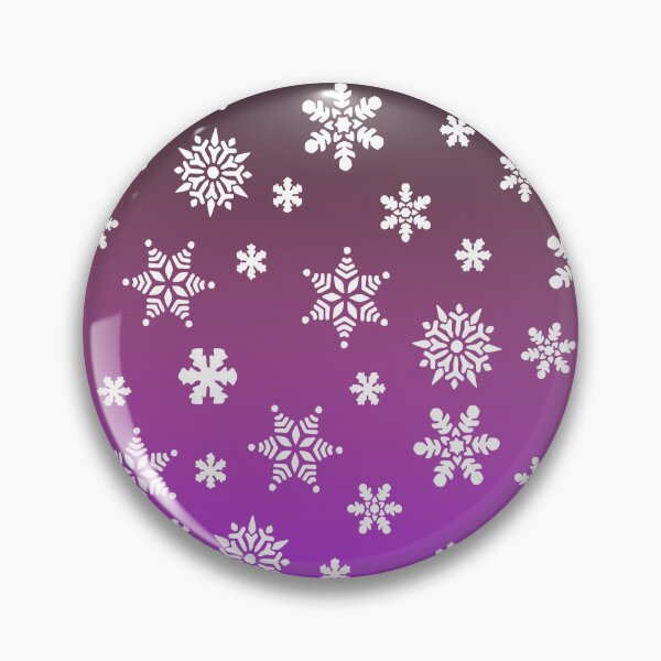 Item preview, Snow Flurries – Black to Purple Ombre Snowflake Pattern designed and sold by Lainey1978.