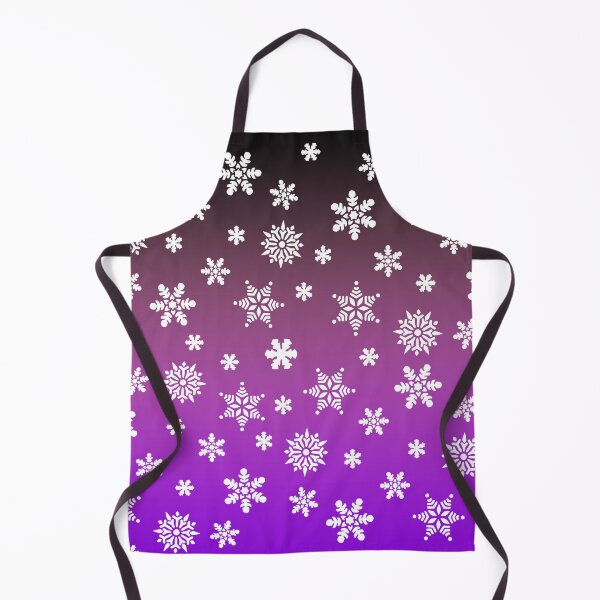 Item preview, Snow Flurries – Black to Purple Ombre Snowflake Pattern designed and sold by Lainey1978.
