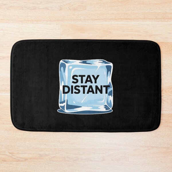 Item preview, Stay Distant Ice Block Minimal Aesthetic Emotional Distance Shirt designed and sold by ImaginedSpace7.