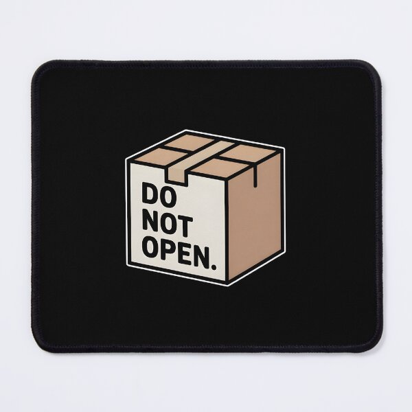 Item preview, Do Not Open Social Boundaries Minimalist Aesthetic Introvert Shirt designed and sold by ImaginedSpace7.