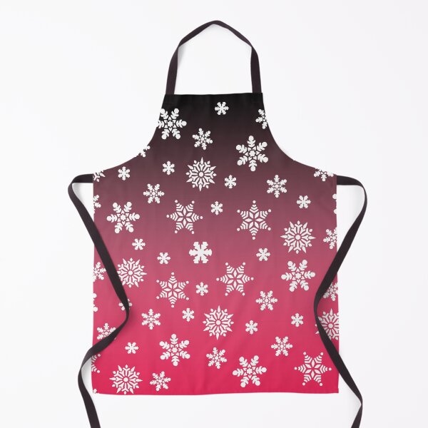 Item preview, Snow Flurries – Black to Pink Ombre Snowflake Pattern designed and sold by Lainey1978.
