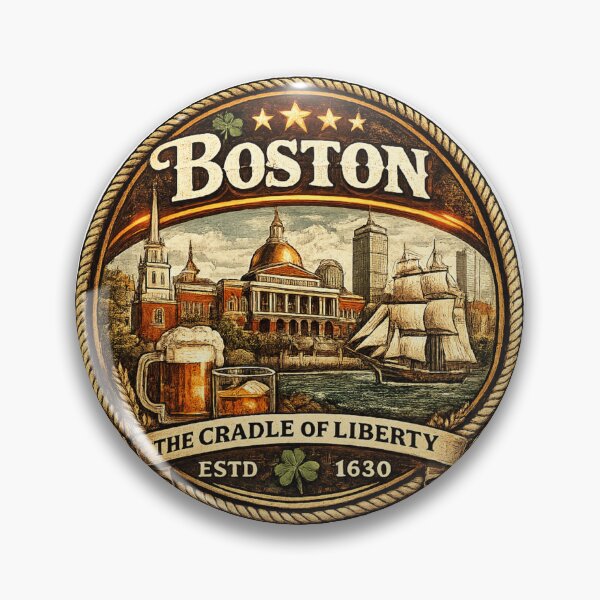 Item preview, Boston - The Cradle o Liberty designed and sold by 337Shirts.