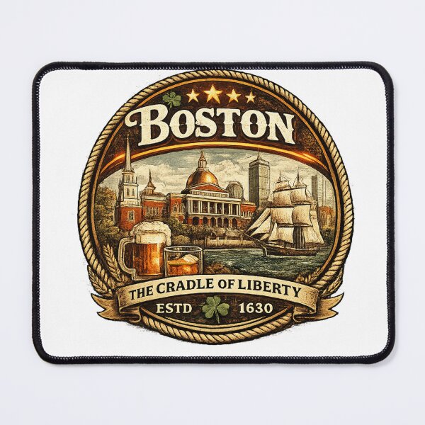 Item preview, Boston - The Cradle o Liberty designed and sold by 337Shirts.