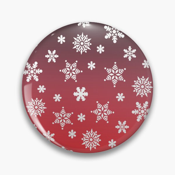Item preview, Snow Flurries – Black to Red Ombre Snowflake Pattern designed and sold by Lainey1978.