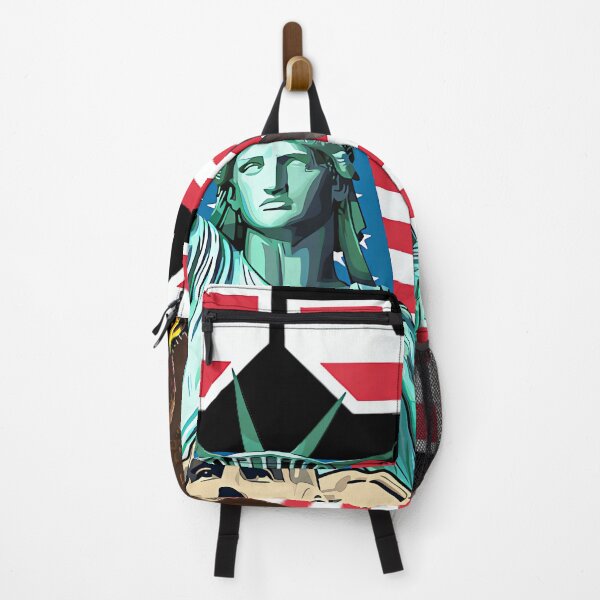Item preview, USA Patriotic Graphic Statue of Liberty Eagle Mount Rushmore designed and sold by JosephCTesterma.