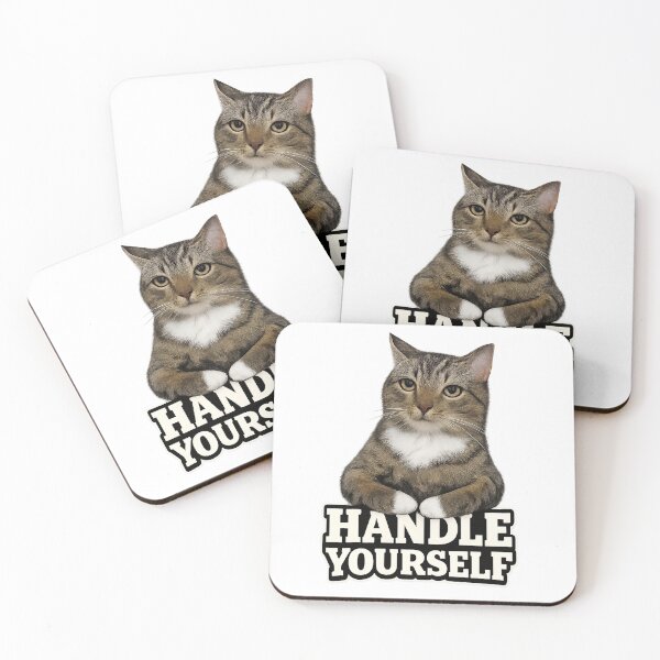 Item preview, Cat With Attitude Handle Yourself designed and sold by DetalleXL.