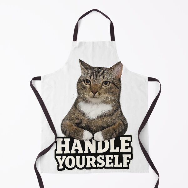 Item preview, Cat With Attitude Handle Yourself designed and sold by DetalleXL.