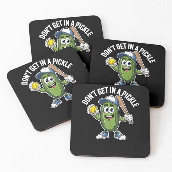 Item preview, SoftBall Don't Get In A Pickle Sports Foodie Retro Humor designed and sold by Dressed For  Duty.