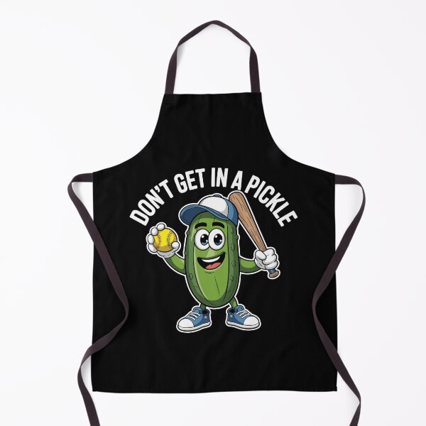 Item preview, SoftBall Don't Get In A Pickle Sports Foodie Retro Humor designed and sold by Dressed For Duty.