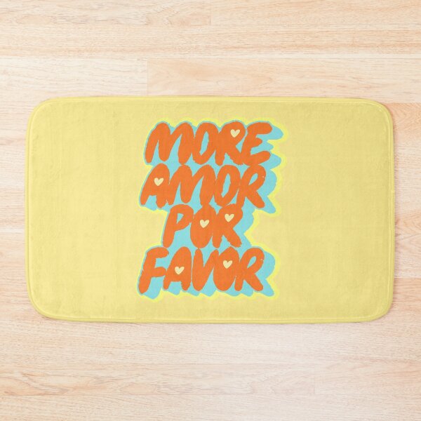 Item preview, More Amor Por Favor - Modern Retro Spanglish Quote designed and sold by nineFlorals.