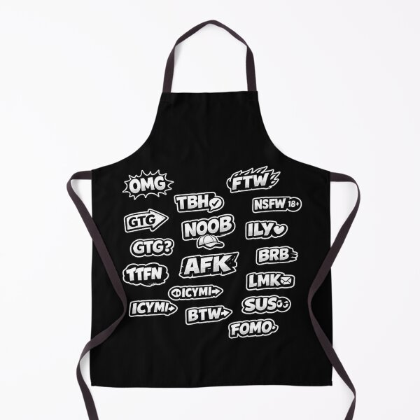 Item preview, Internet Slang Sticker Pack - Bold Urban Gaming Acronyms designed and sold by Urban-InkStudio.